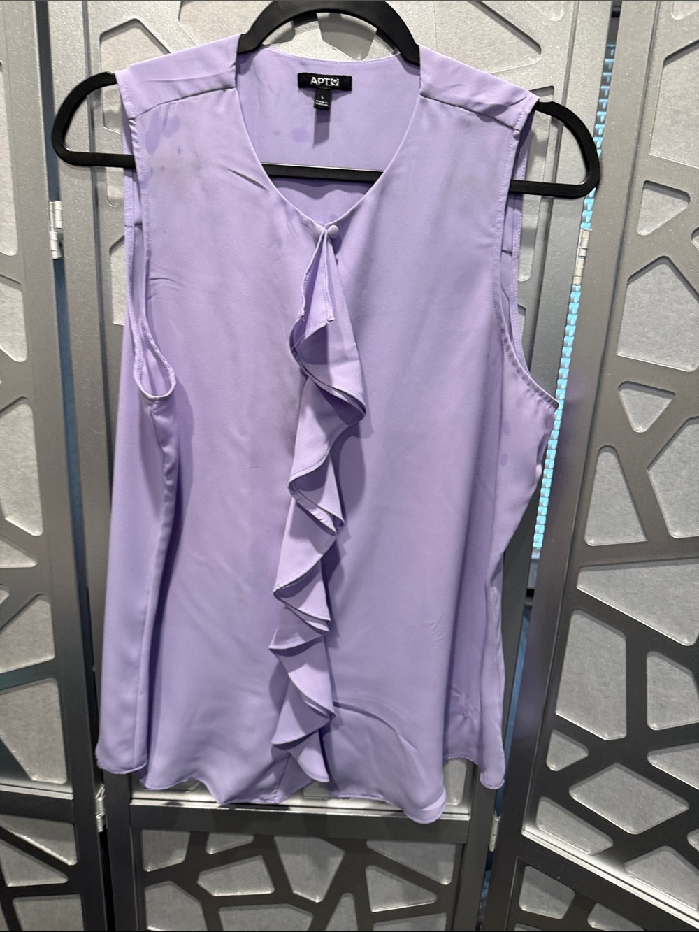 Apt. 9 Lavender V-Neck Blouse